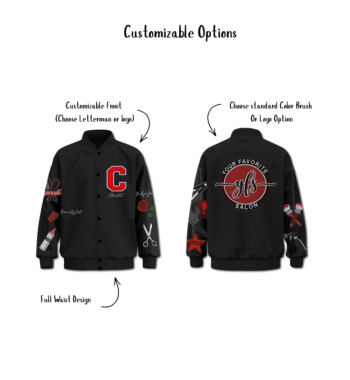 HAIRSTYLIST BOMBER JACKET